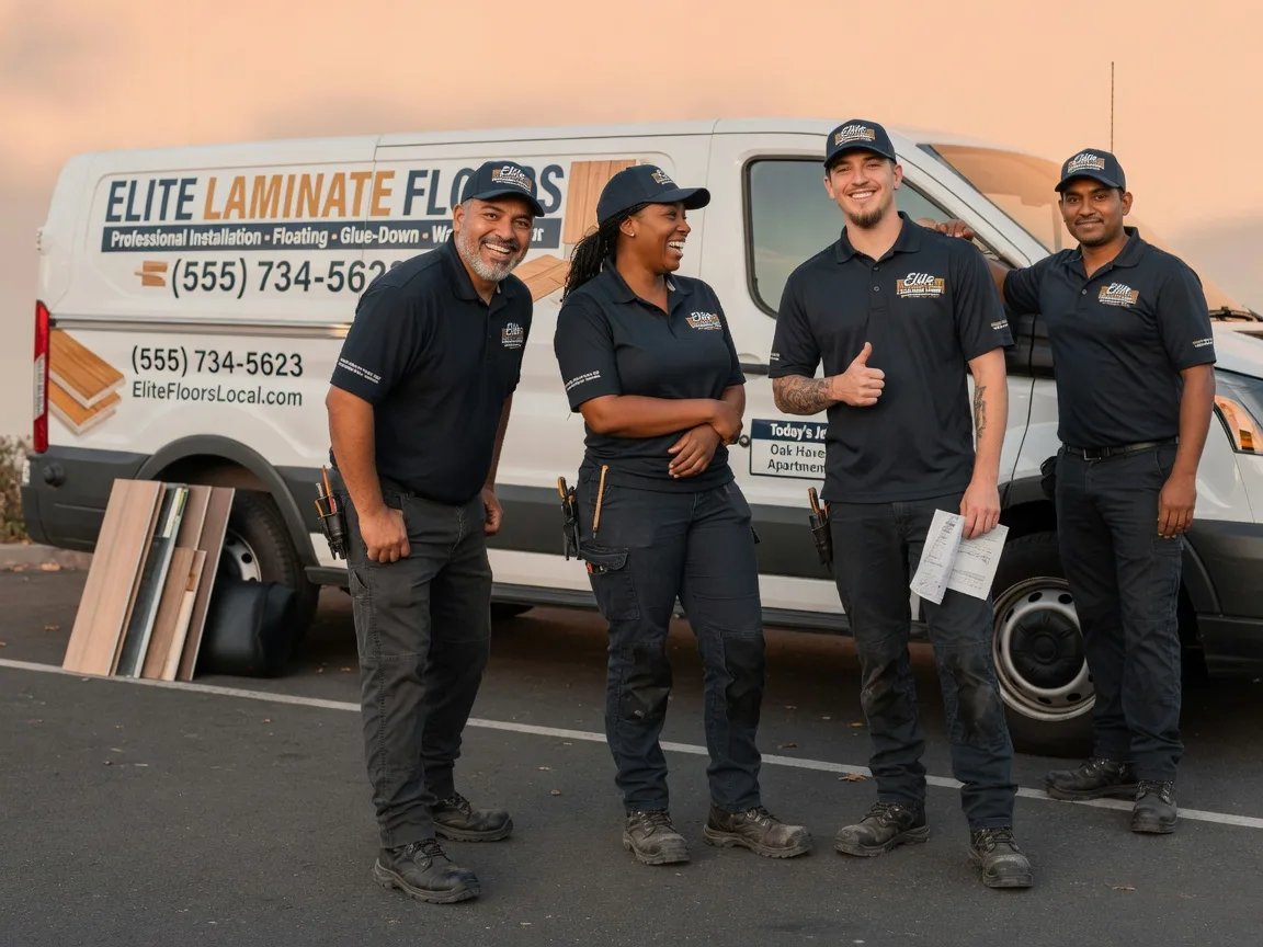 Laminate flooring installation company in Baldwin, ND